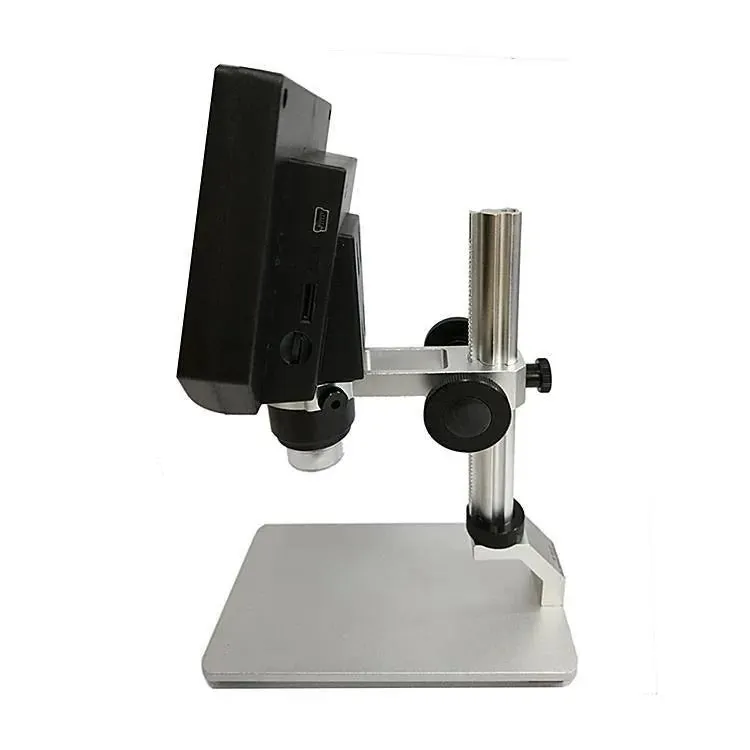 Mustool G600 Digital Metal Stand 1-600X 3.6MP Microscope Magnifier 4.3in HD LCD