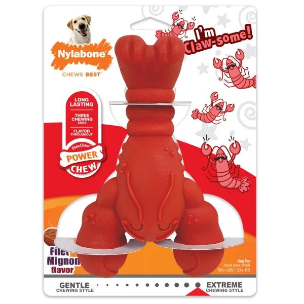 Nylabone Power Chew Lobster Dog Toy