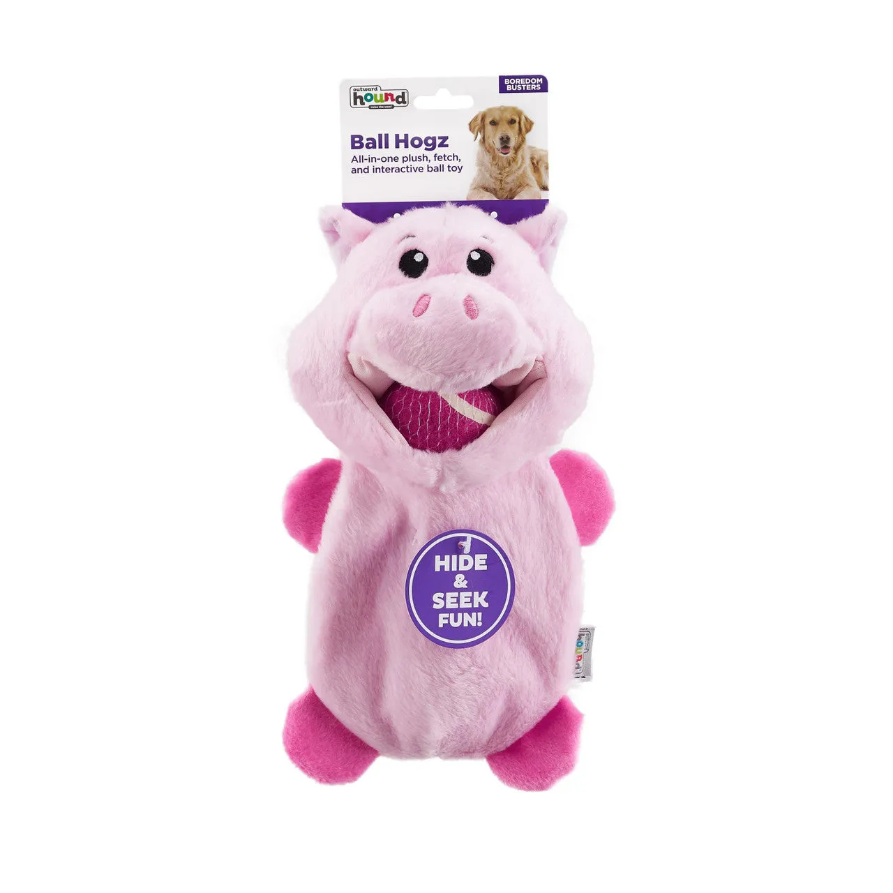 Outward Hound Ball Hogz Hide and Seek Dog Toy