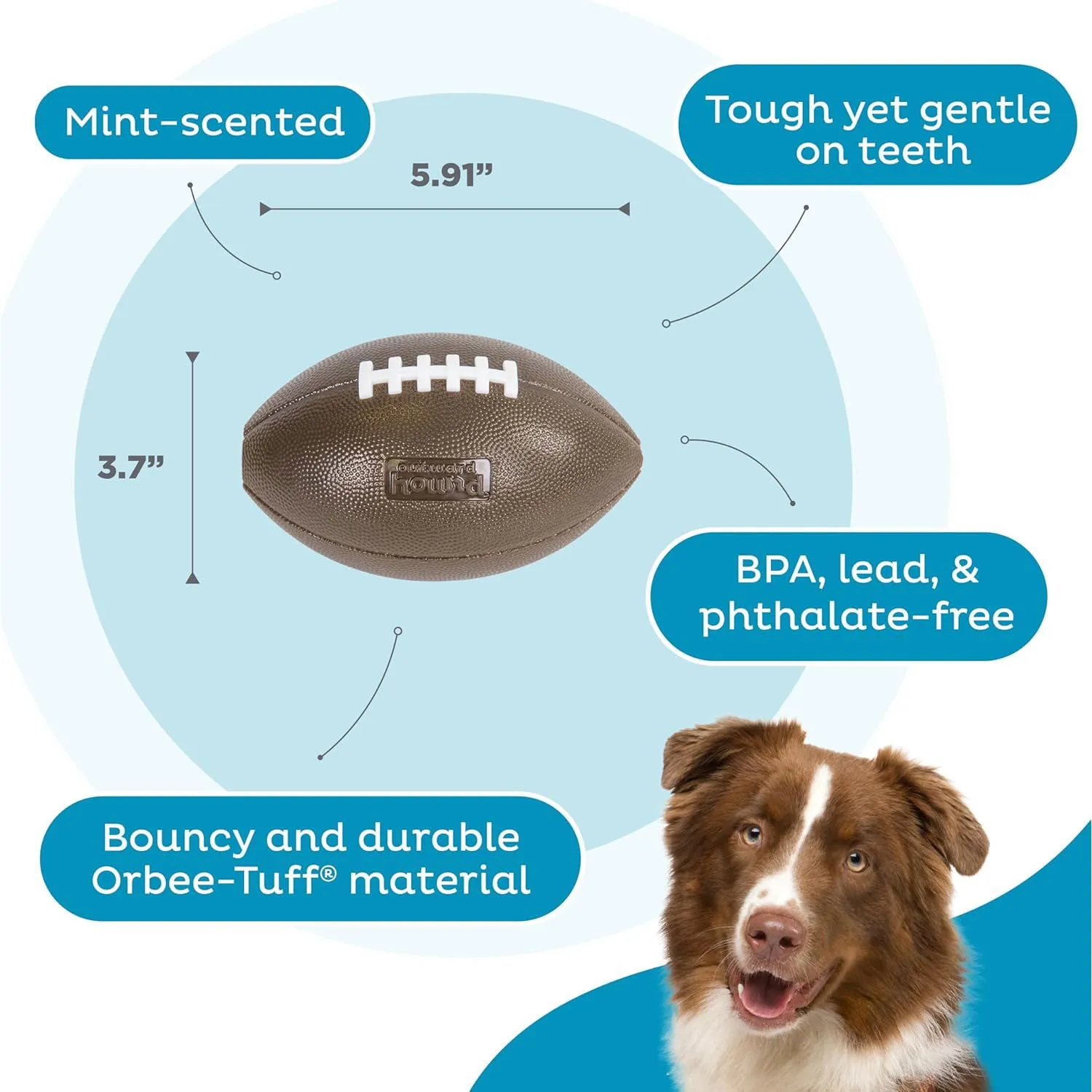 Outward Hound Orbee Tuff Football