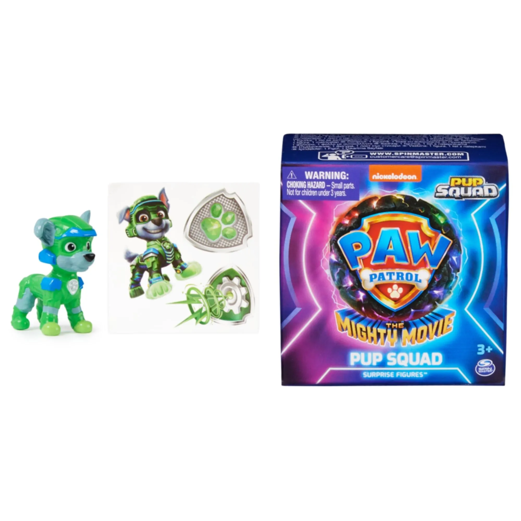 PAW Patrol The Mighty Movie Pup Squad Surprise Figure - Rocky