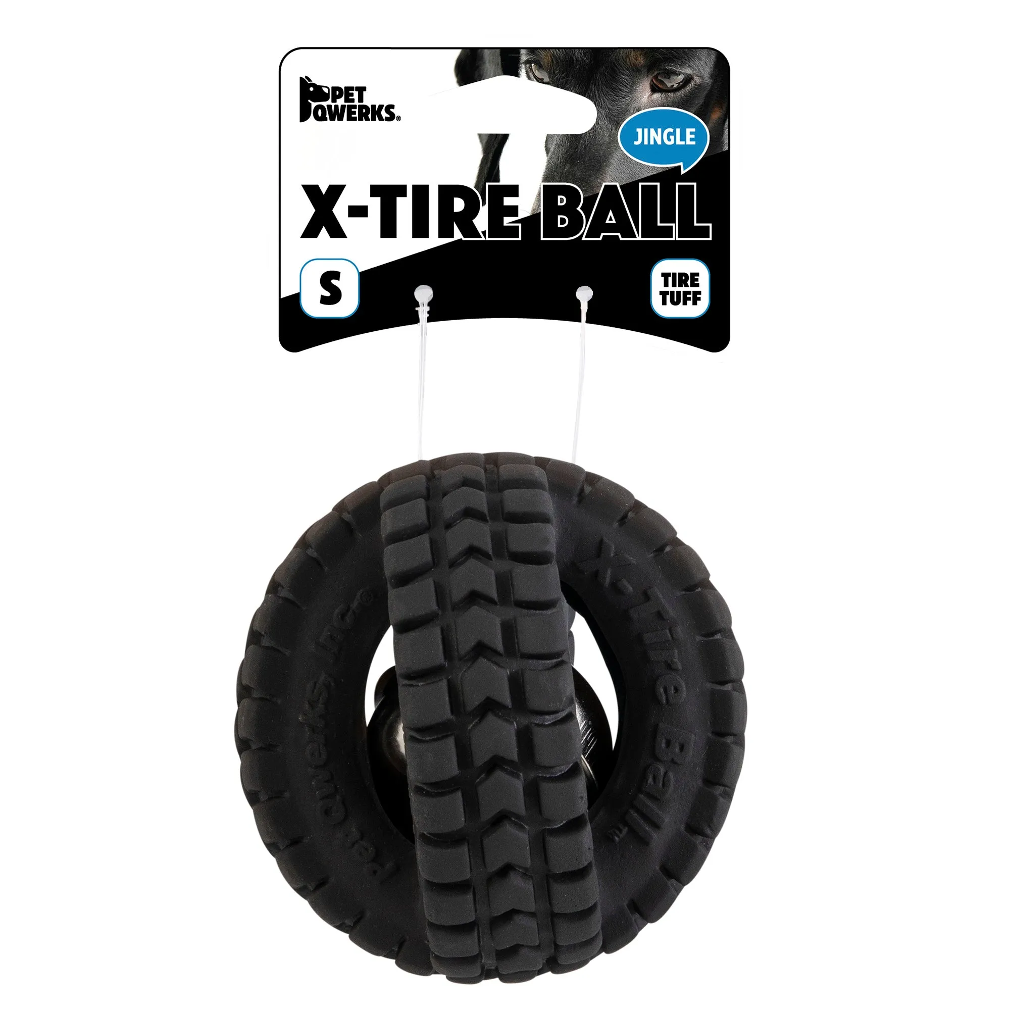 Pet Qwerks Jingle X-Tire Ball