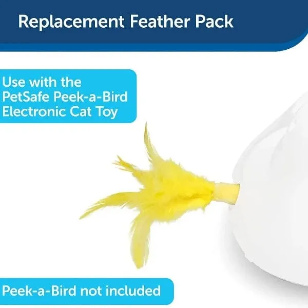 PetSafe Peek-A-Bird Cat Toy Replacement Feathers