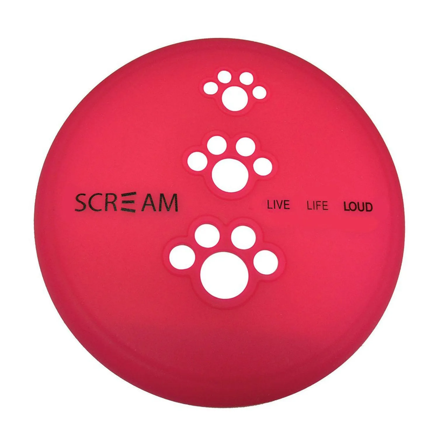 Scream Silicone Pet Flyer Dog Toy