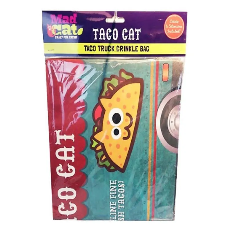 Taco Truck Crinkle Bag Catnip & Silvervine Toy