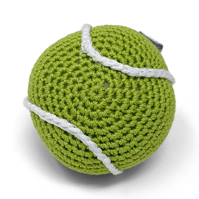 Tennis Ball Crochet Toy