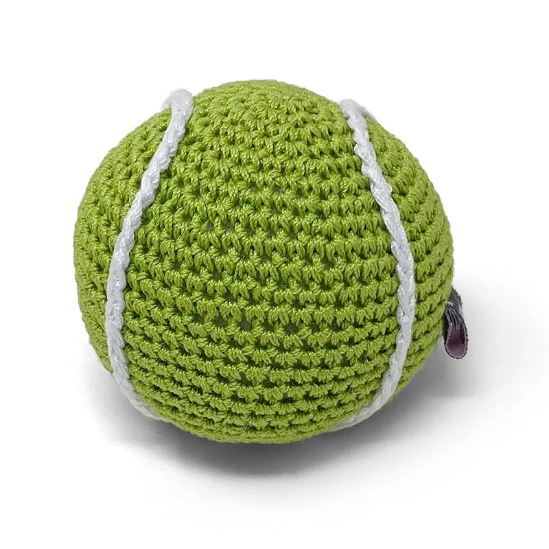 Tennis Ball Crochet Toy