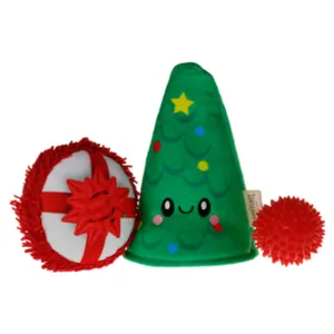 Territory Evergreen Tree 3-in-1 Holiday Dog Toy Large