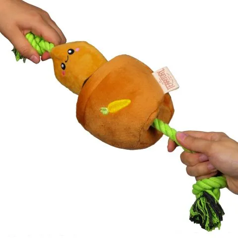 Territory Treat-and-Tug Carrot Dog Toy