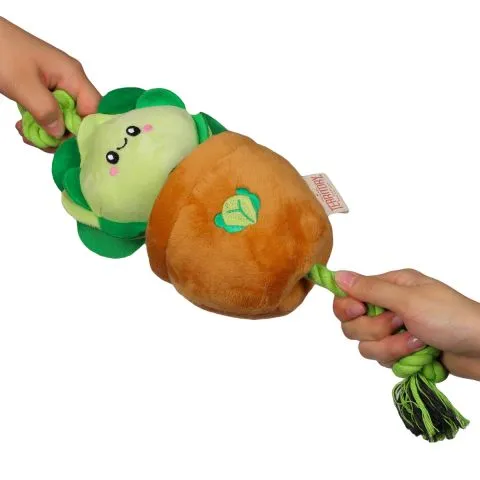 Territory Treat-and-Tug Lettuce Dog Toy