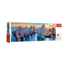 Trefl 1000 Piece Panorama Puzzle Miami after dark