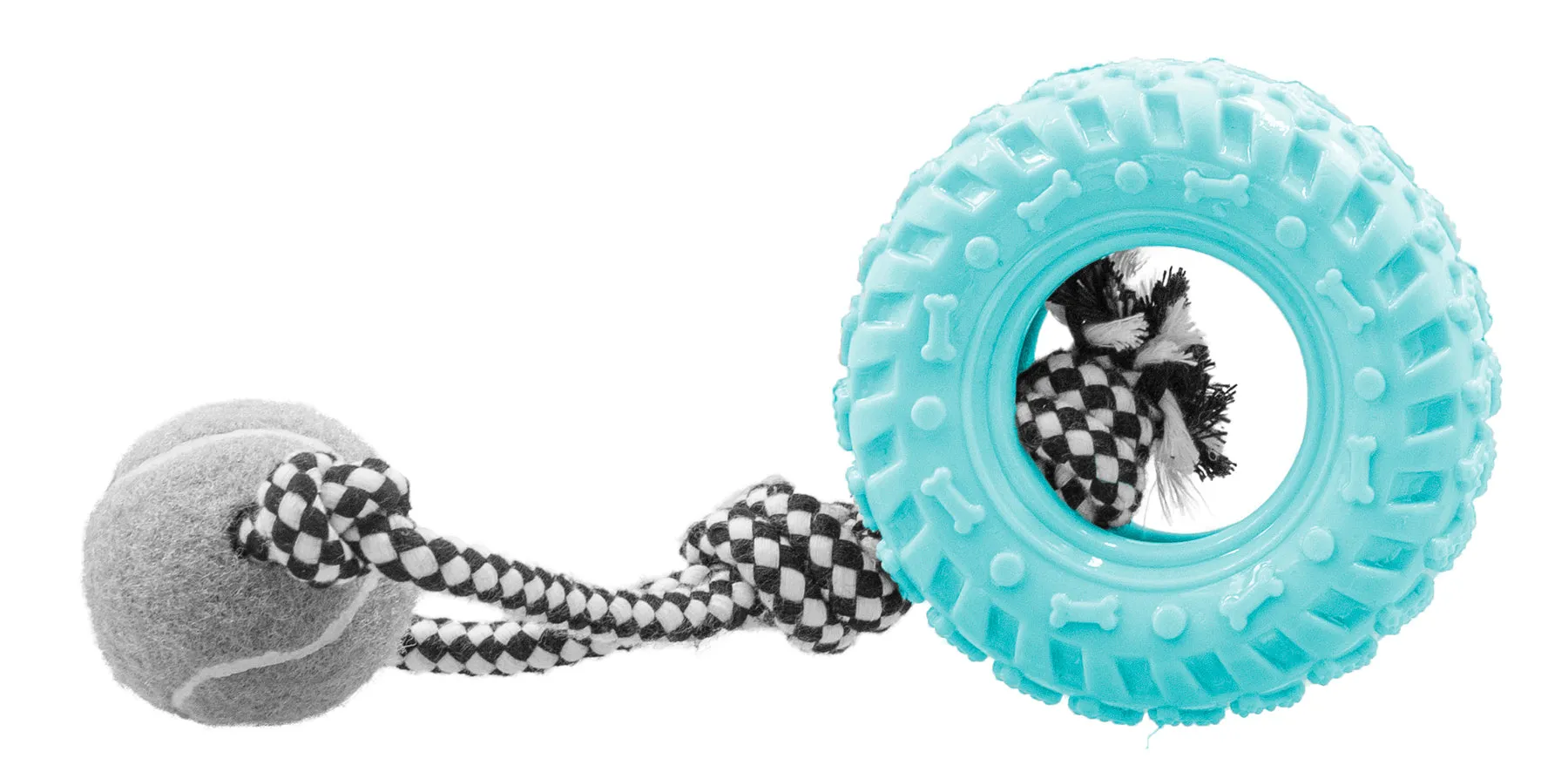 Tuffs x Dog Life Fling & Chew Dog Tyre Toy