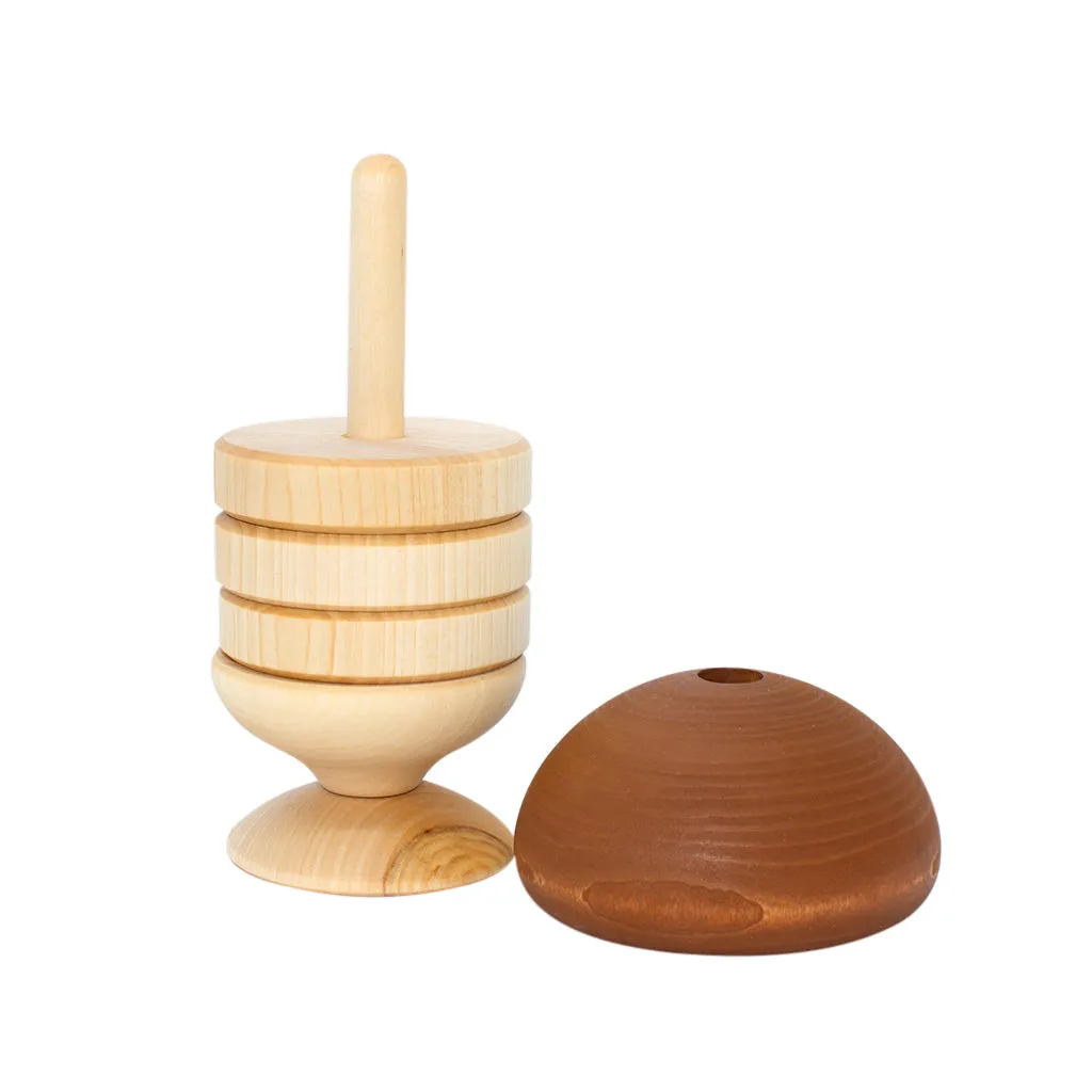 Wooden Stacking Acorn