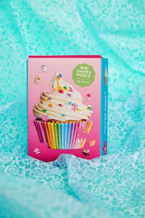 YOU'RE SWEET CUPCAKE 100 PIECE MINI SHAPED JIGSAW PUZZLE